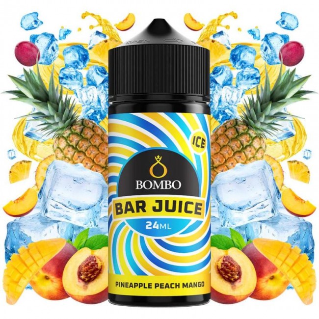 BOMBO BAR JUICE PINEAPPLE PEACH MANGO 24ML/120ML FLAVORSHOT