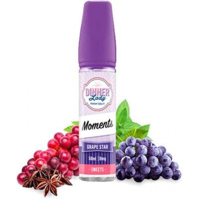 Dinner Lady Flavor Shot Moments Grape Star 50ml/60ml