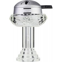 Γυάλινο Μπολ Ναργιλέ με Διαχειριστή Θερμότητας, Crystal Case DUM