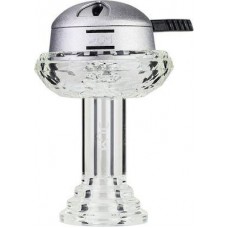 Γυάλινο Μπολ Ναργιλέ με Διαχειριστή Θερμότητας, Crystal Case DUM