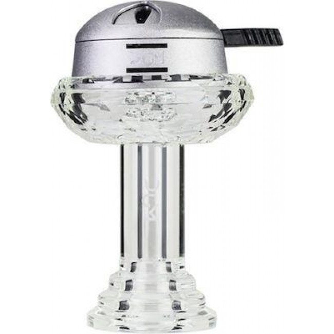 Γυάλινο Μπολ Ναργιλέ με Διαχειριστή Θερμότητας, Crystal Case DUM