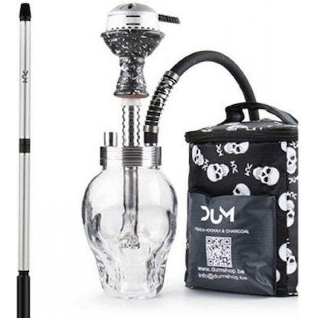 Dum Ναργιλές Cranium Μονός Διάφανος 26cm Mini