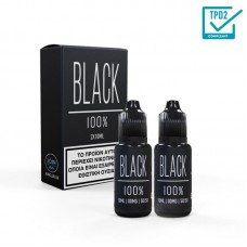  2x10ml Black 100% 6mg