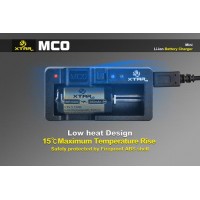 XTAR MC0 Smart Battery Charger for Li-ion 16340 10440 14500 18350 18500 MCO 3.7v